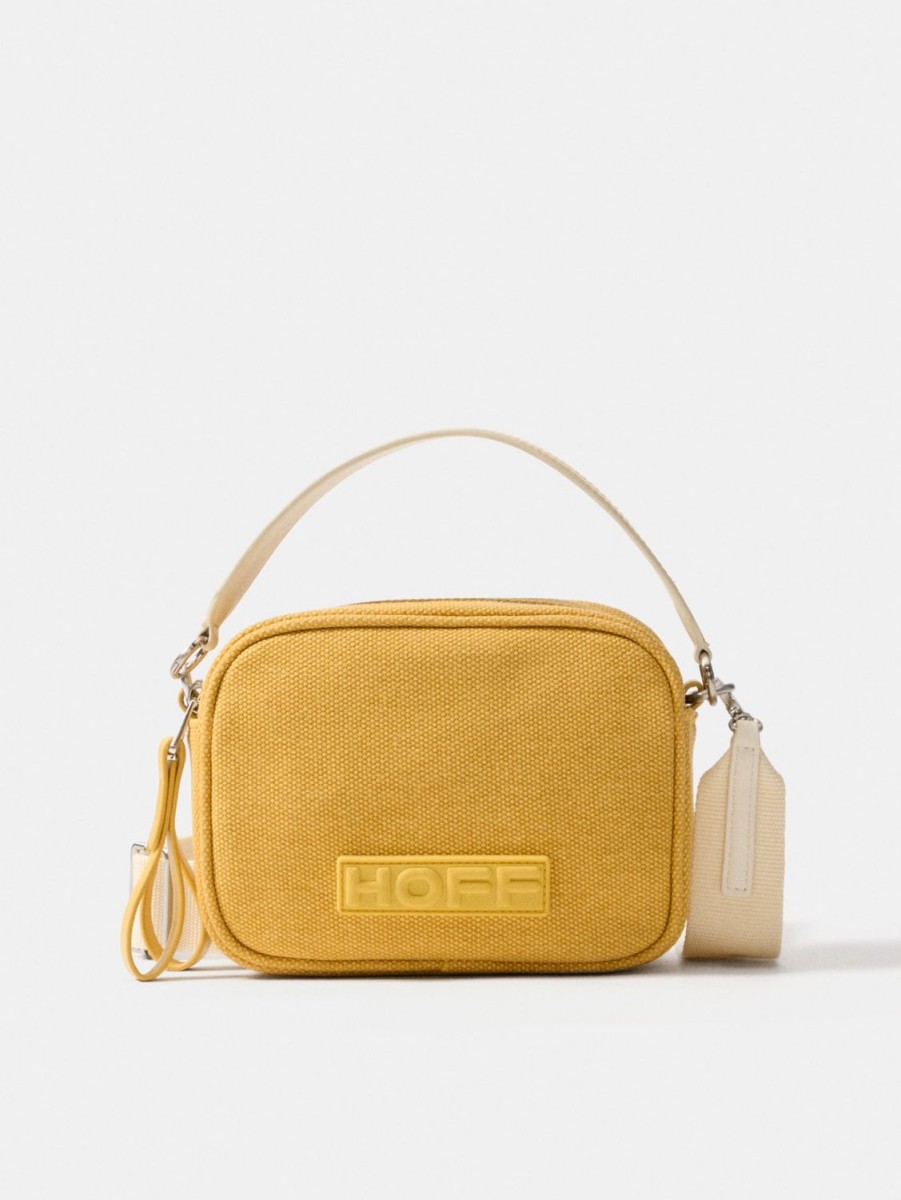 Clearance HOFF Bolso Bandolera Asa Doble Canvas Cannes Amarillo