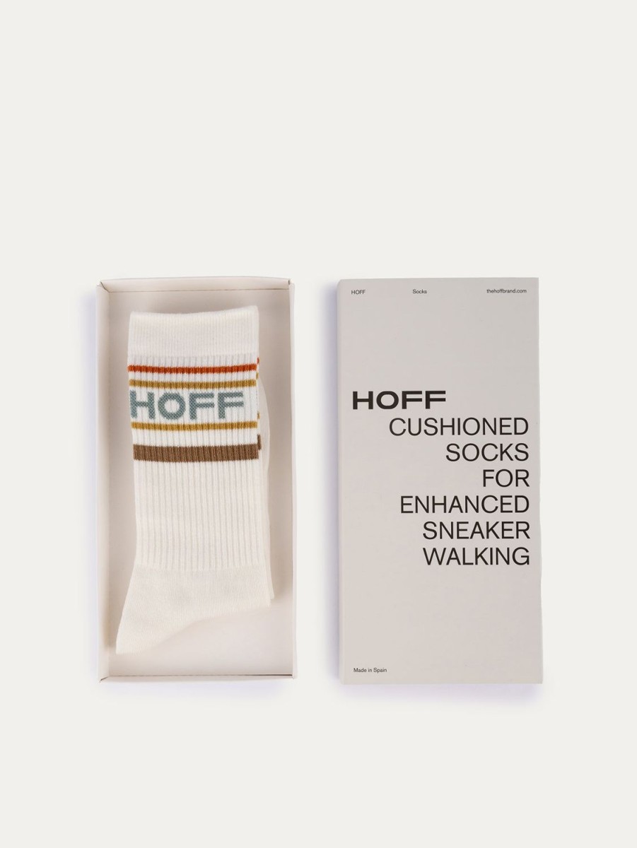 New HOFF Calcetin Logo Blanco