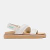 New HOFF Sandalia Piel Road Off White